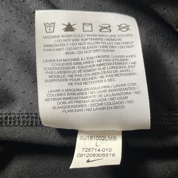 Nike Ladies Dri-Fit Black Short Sleeved Top - Picture 8 of 10